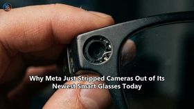 Why Meta Just Stripped Cameras Out of Its Newest Smart Glasses Today