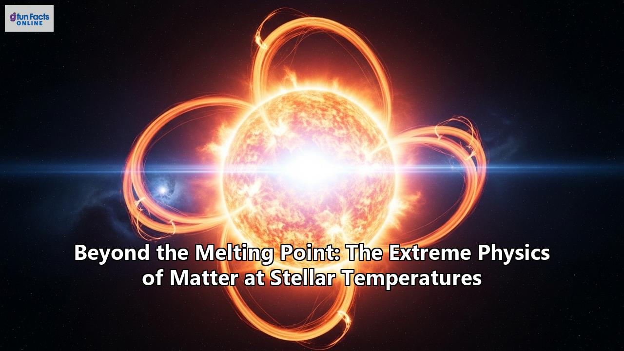 Beyond the Melting Point: The Extreme Physics of Matter at Stellar Temperatures