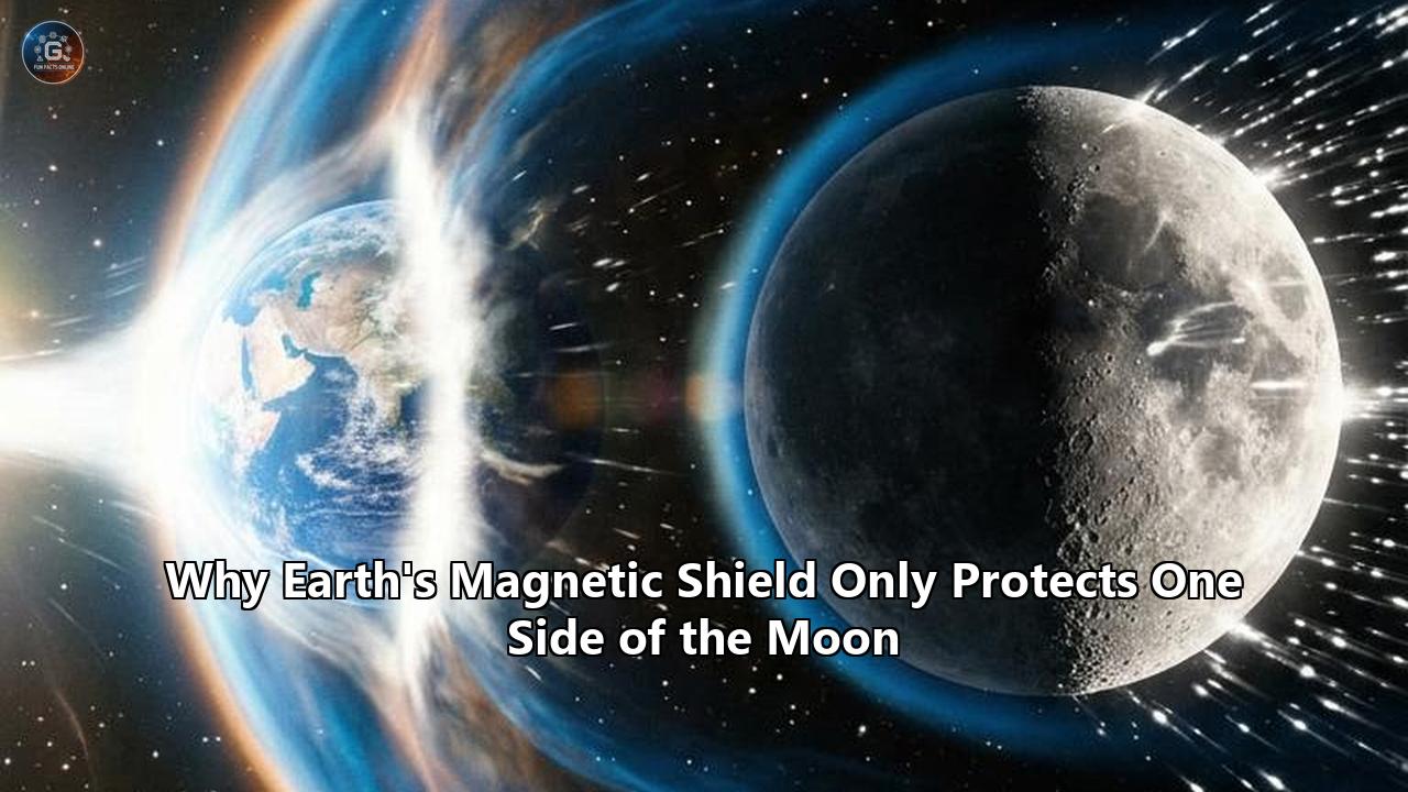 Why Earth's Magnetic Shield Only Protects One Side of the Moon