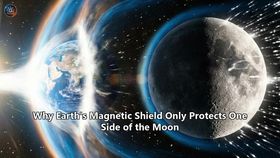 Why Earth's Magnetic Shield Only Protects One Side of the Moon