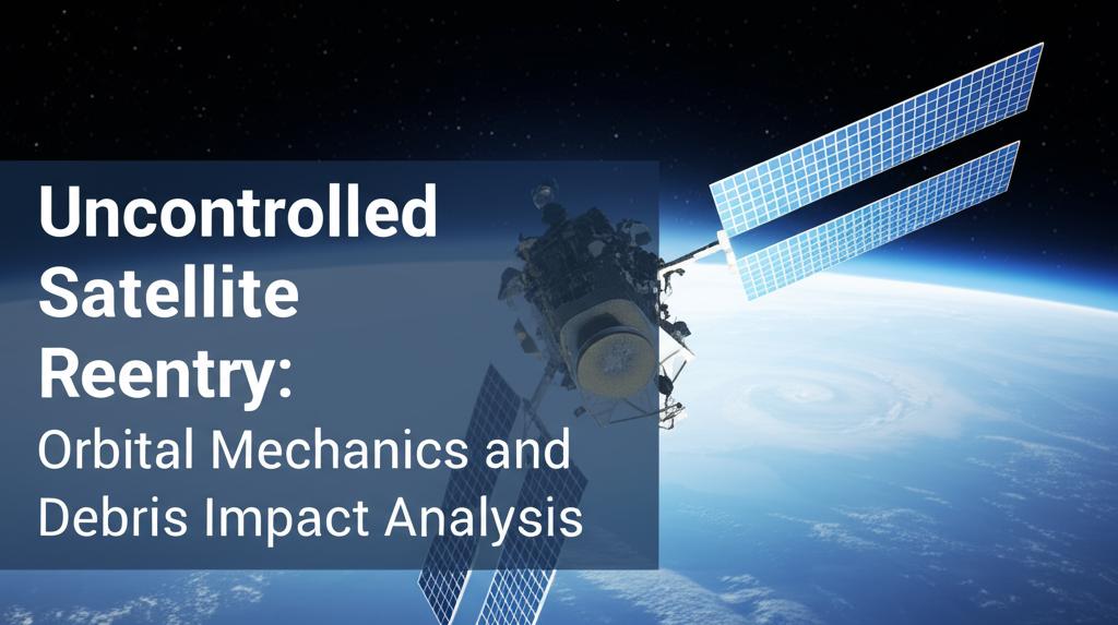 Uncontrolled Satellite Reentry: Orbital Mechanics and Debris Impact Analysis