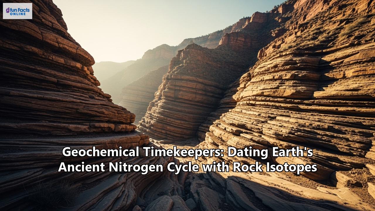 Geochemical Timekeepers: Dating Earth's Ancient Nitrogen Cycle with Rock Isotopes