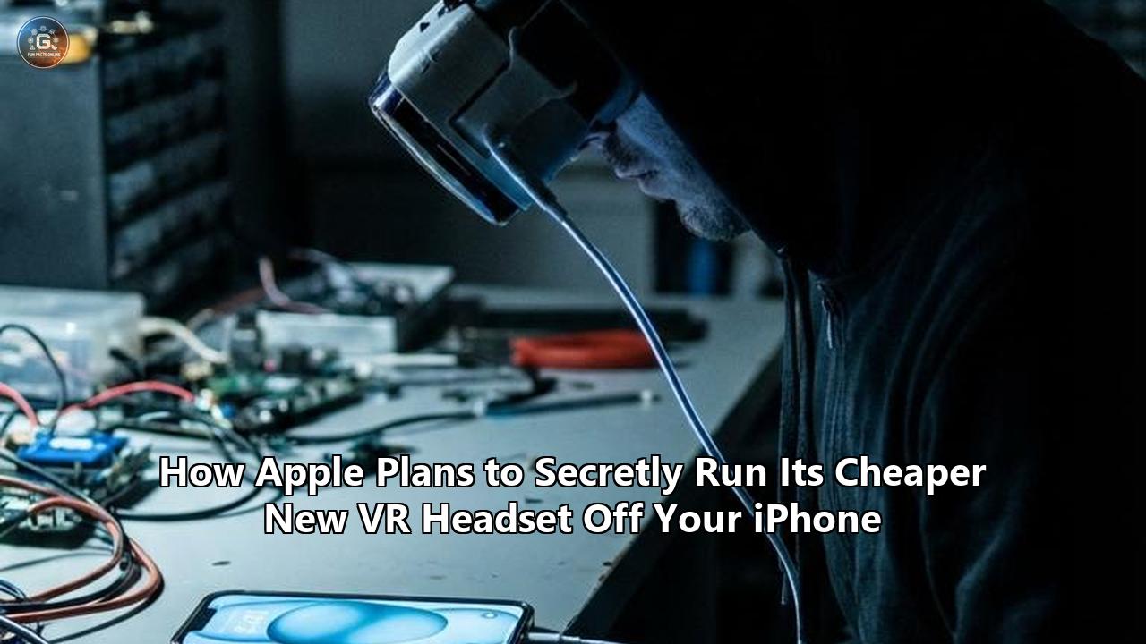 How Apple Plans to Secretly Run Its Cheaper New VR Headset Off Your iPhone