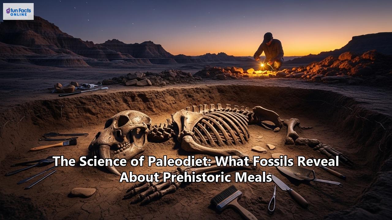 The Science of Paleodiet: What Fossils Reveal About Prehistoric Meals
