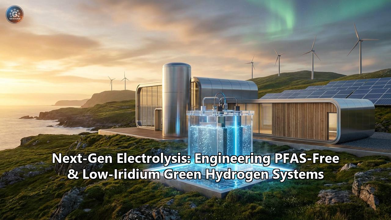 Next-Gen Electrolysis: Engineering PFAS-Free & Low-Iridium Green Hydrogen Systems
