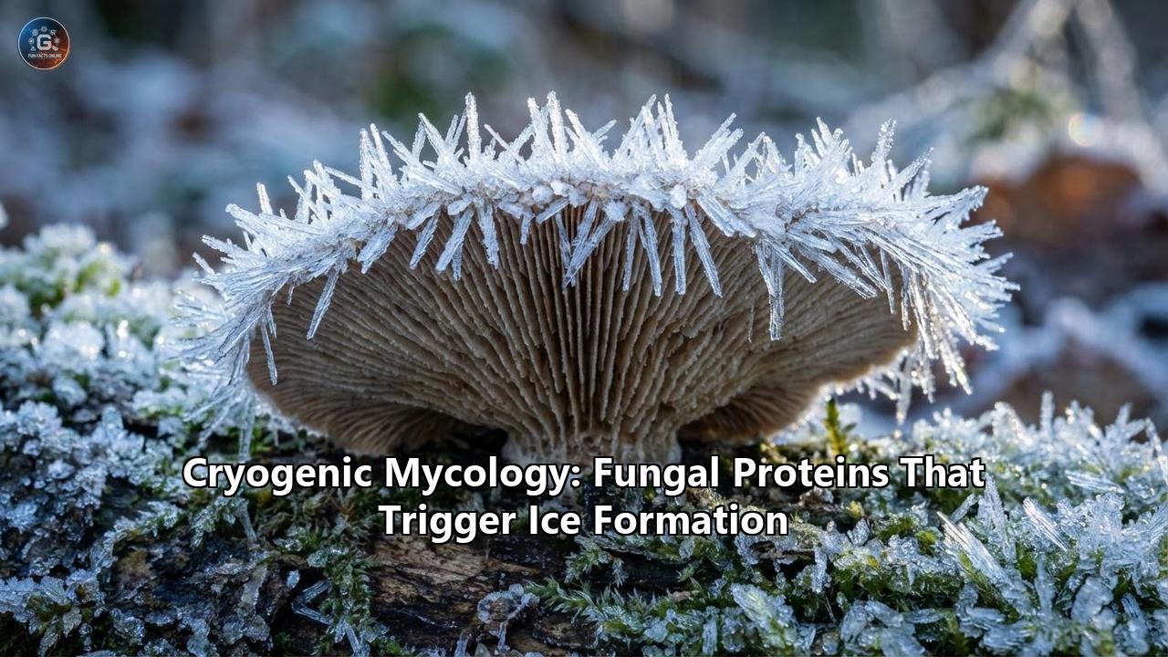 Cryogenic Mycology: Fungal Proteins That Trigger Ice Formation