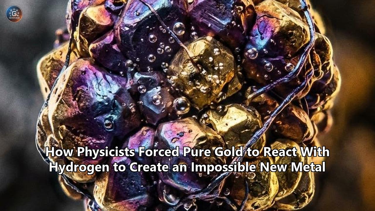 How Physicists Forced Pure Gold to React With Hydrogen to Create an Impossible New Metal