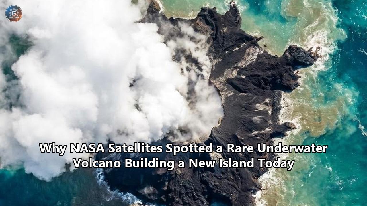 Why NASA Satellites Spotted a Rare Underwater Volcano Building a New Island Today