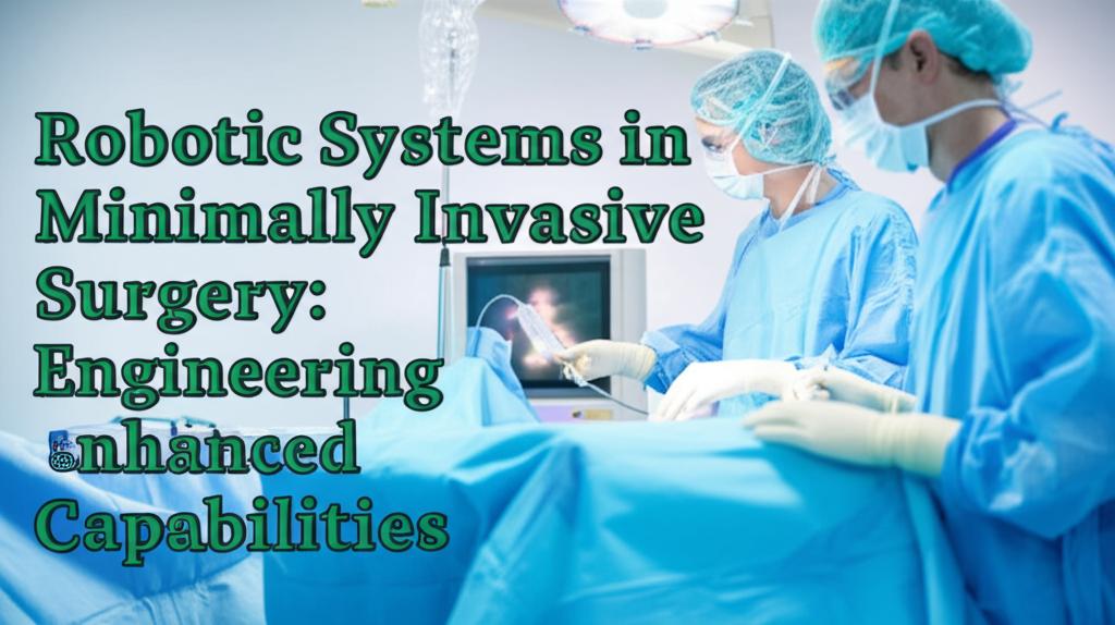 Robotic Systems in Minimally Invasive Surgery: Engineering Precision and Enhanced Capabilities