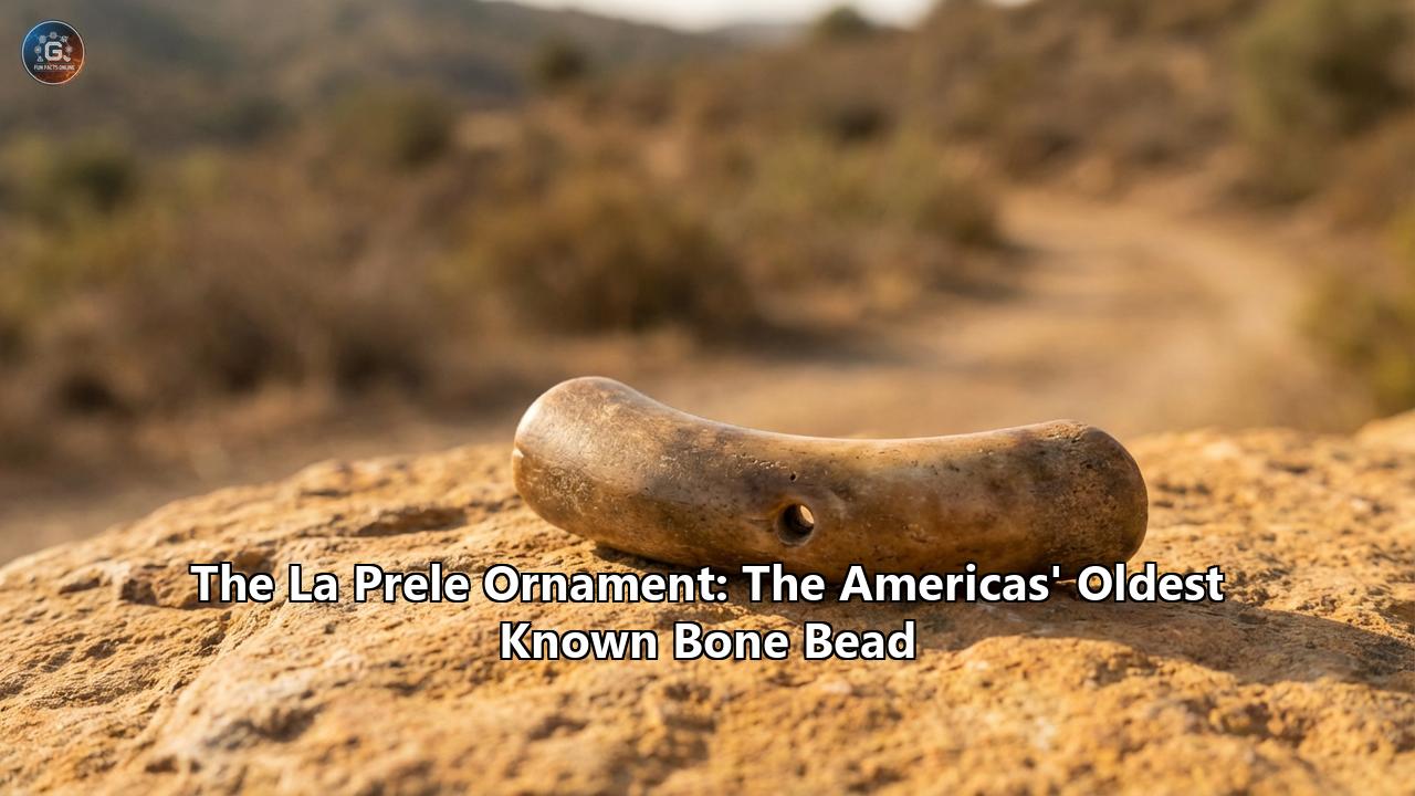 The La Prele Ornament: The Americas' Oldest Known Bone Bead