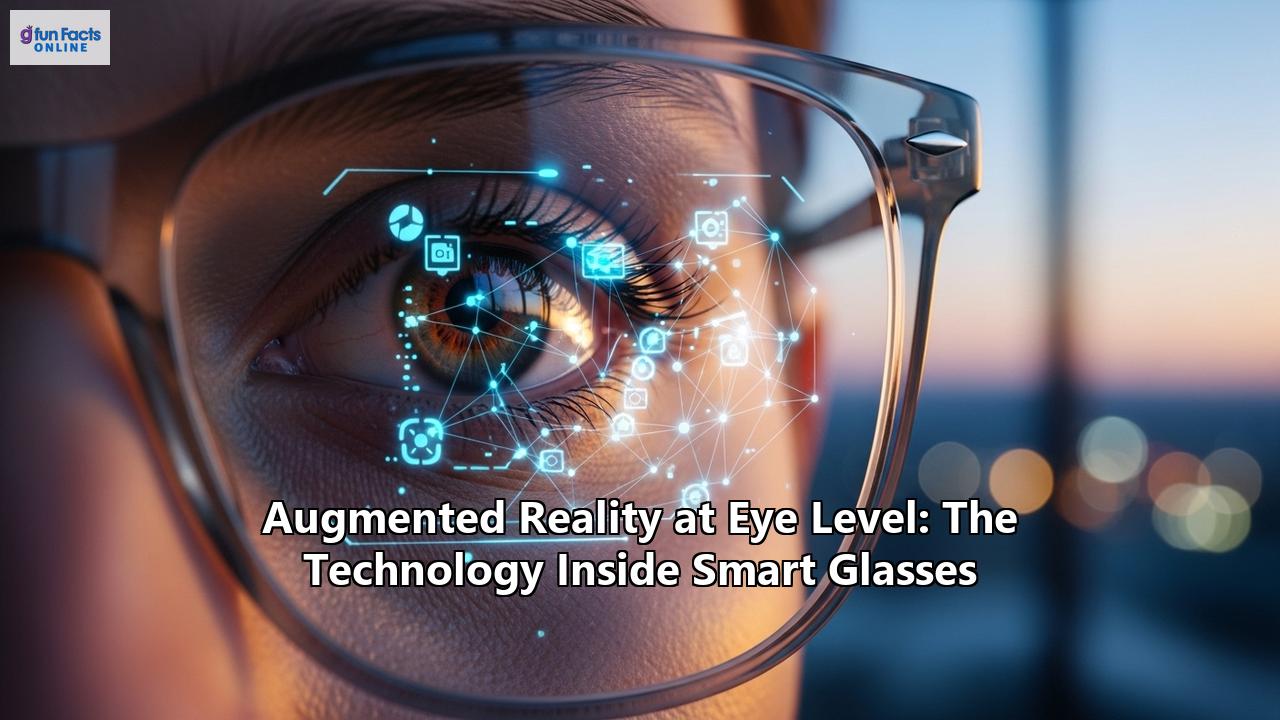 Augmented Reality at Eye Level: The Technology Inside Smart Glasses