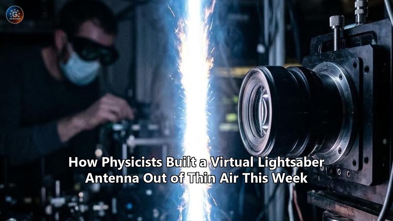 How Physicists Built a Virtual Lightsaber Antenna Out of Thin Air This Week