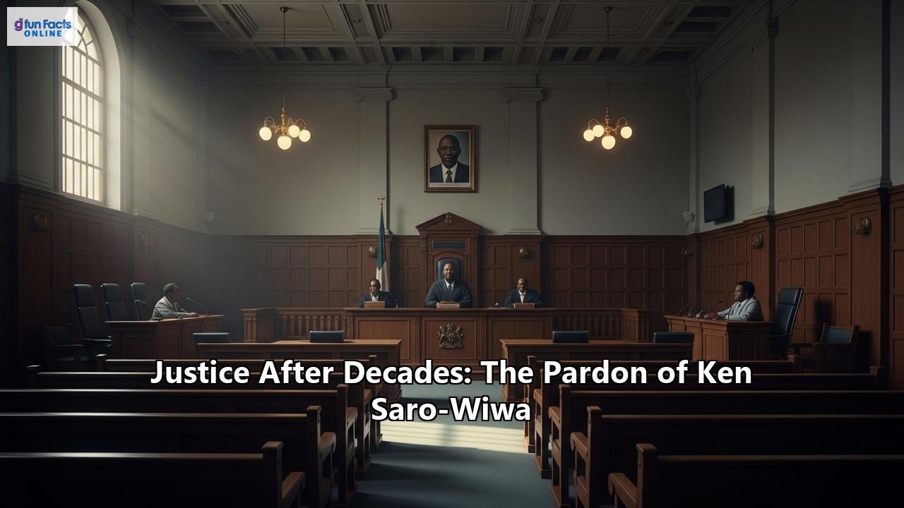 Justice After Decades: The Pardon of Ken Saro-Wiwa