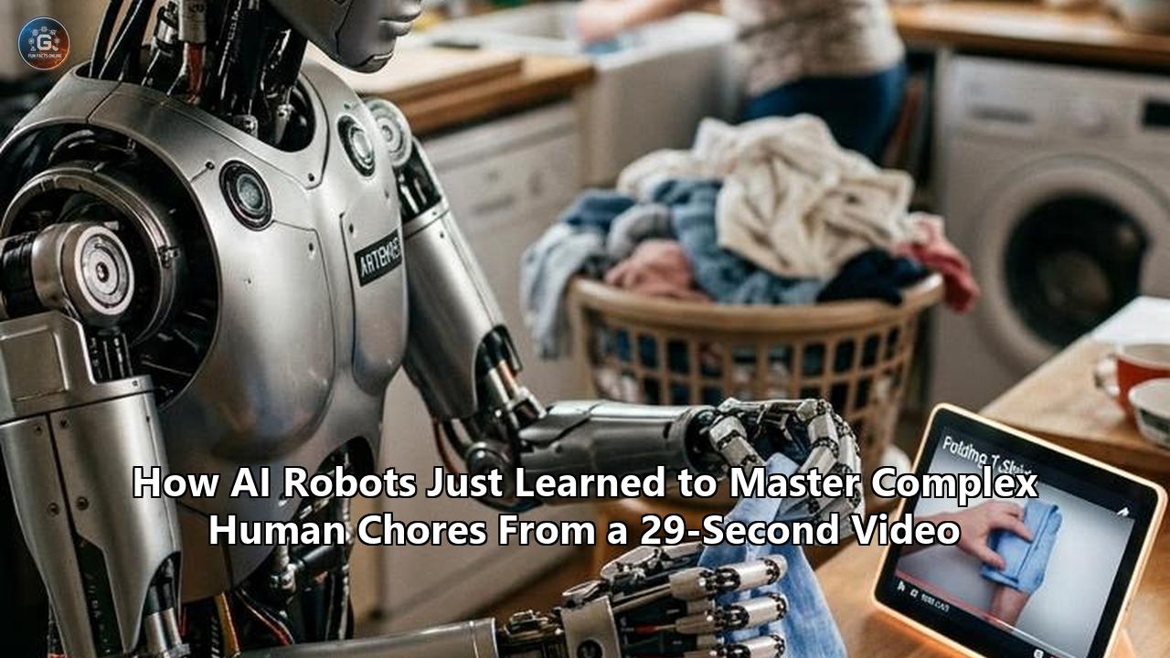 How AI Robots Just Learned to Master Complex Human Chores From a 29-Second Video