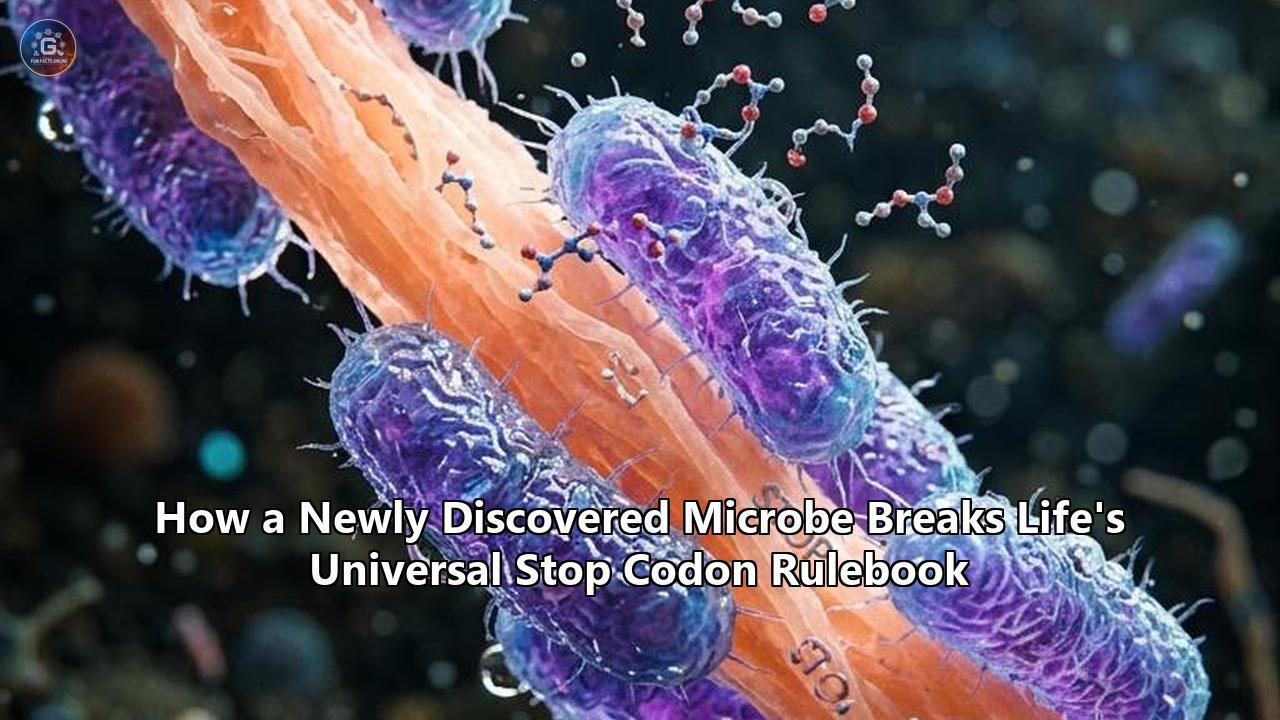 How a Newly Discovered Microbe Breaks Life's Universal Stop Codon Rulebook
