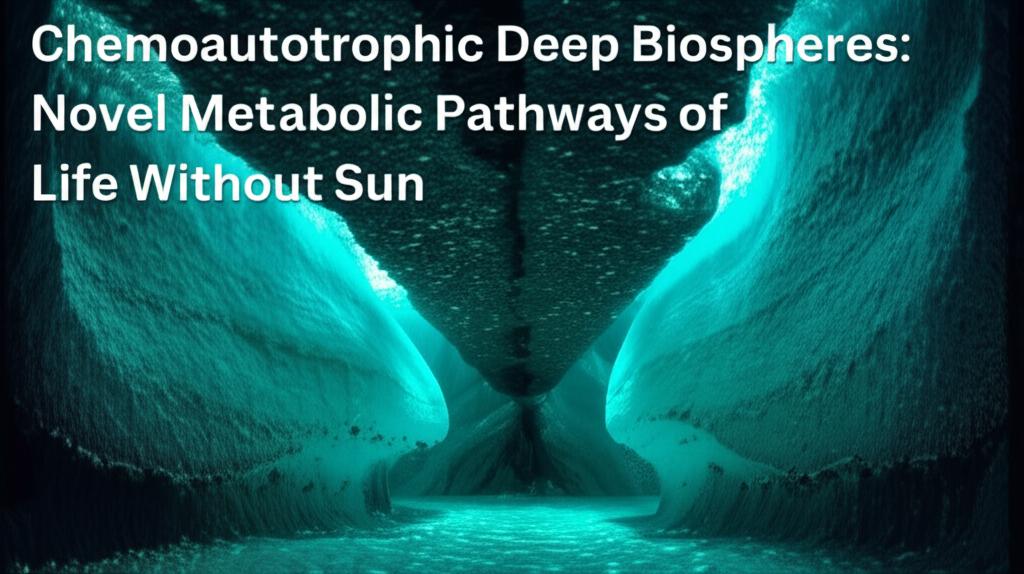 Chemoautotrophic Deep Biospheres: Novel Metabolic Pathways of Life Without Sun