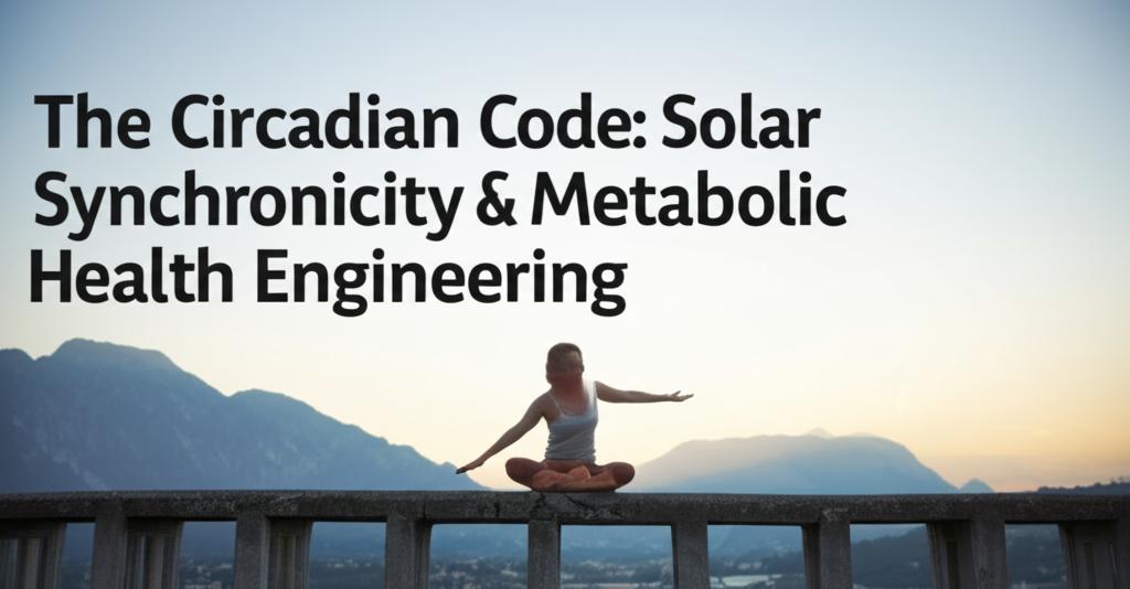 The Circadian Code: Solar Synchronicity & Metabolic Health Engineering