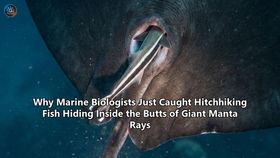 Why Marine Biologists Just Caught Hitchhiking Fish Hiding Inside the Butts of Giant Manta Rays