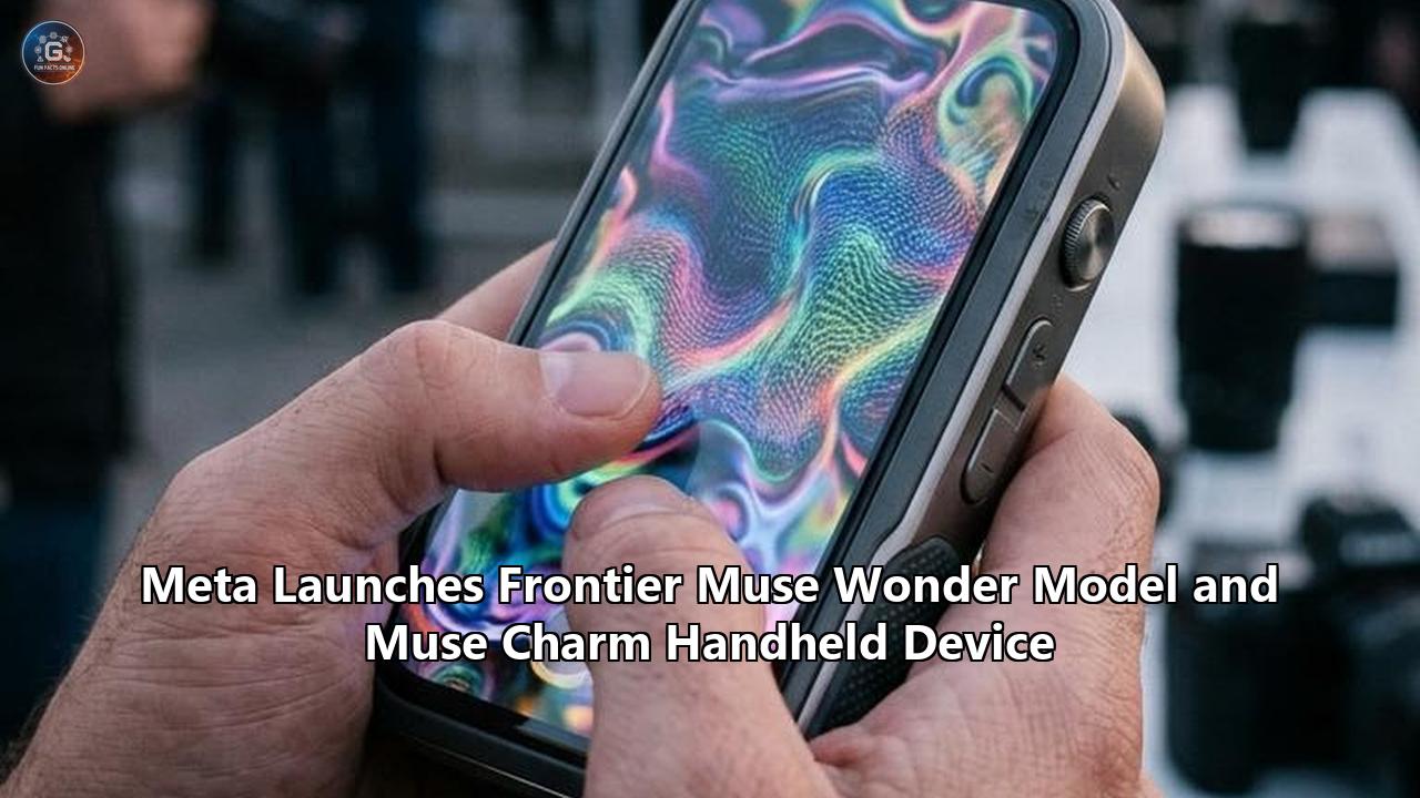 Meta Launches Frontier Muse Wonder Model and Muse Charm Handheld Device