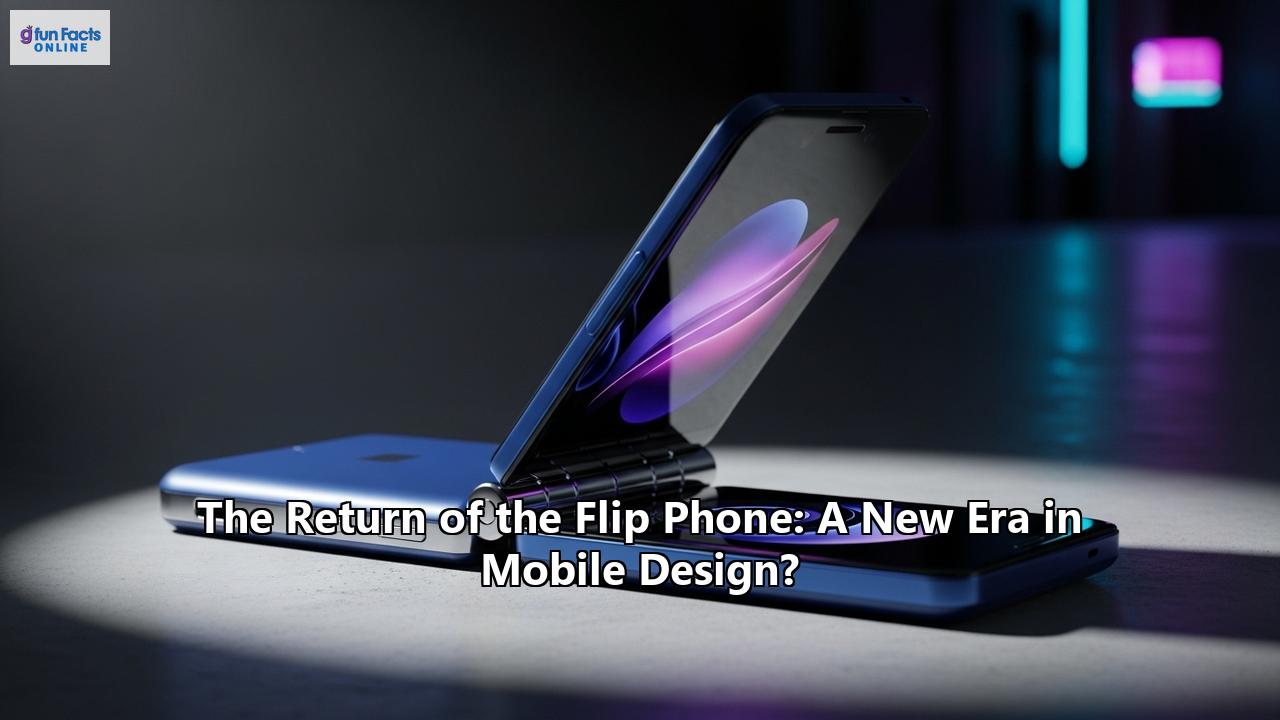 The Return of the Flip Phone: A New Era in Mobile Design?