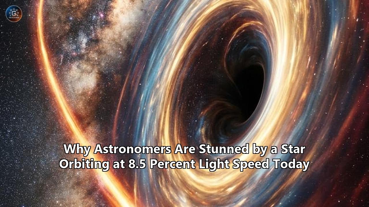 Why Astronomers Are Stunned by a Star Orbiting at 8.5 Percent Light Speed Today