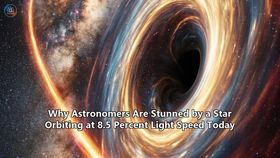 Why Astronomers Are Stunned by a Star Orbiting at 8.5 Percent Light Speed Today