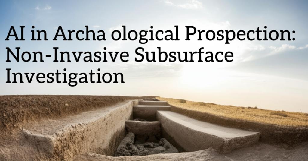 AI in Archaeological Prospection: Non-Invasive Subsurface Investigation
