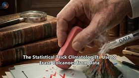 The Statistical Trick Climatologists Use to Erase Volcanoes from Data