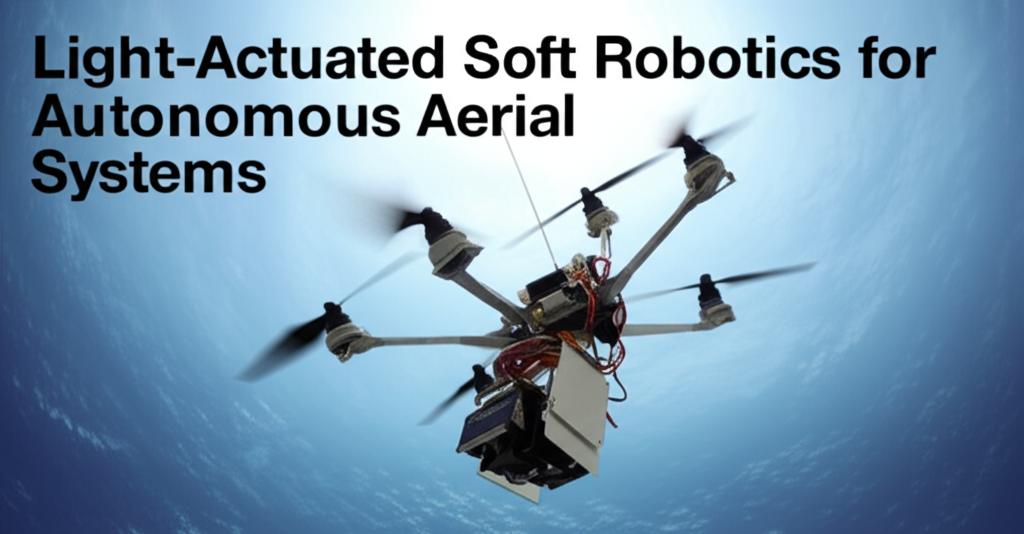 Light-Actuated Soft Robotics for Autonomous Aerial Systems