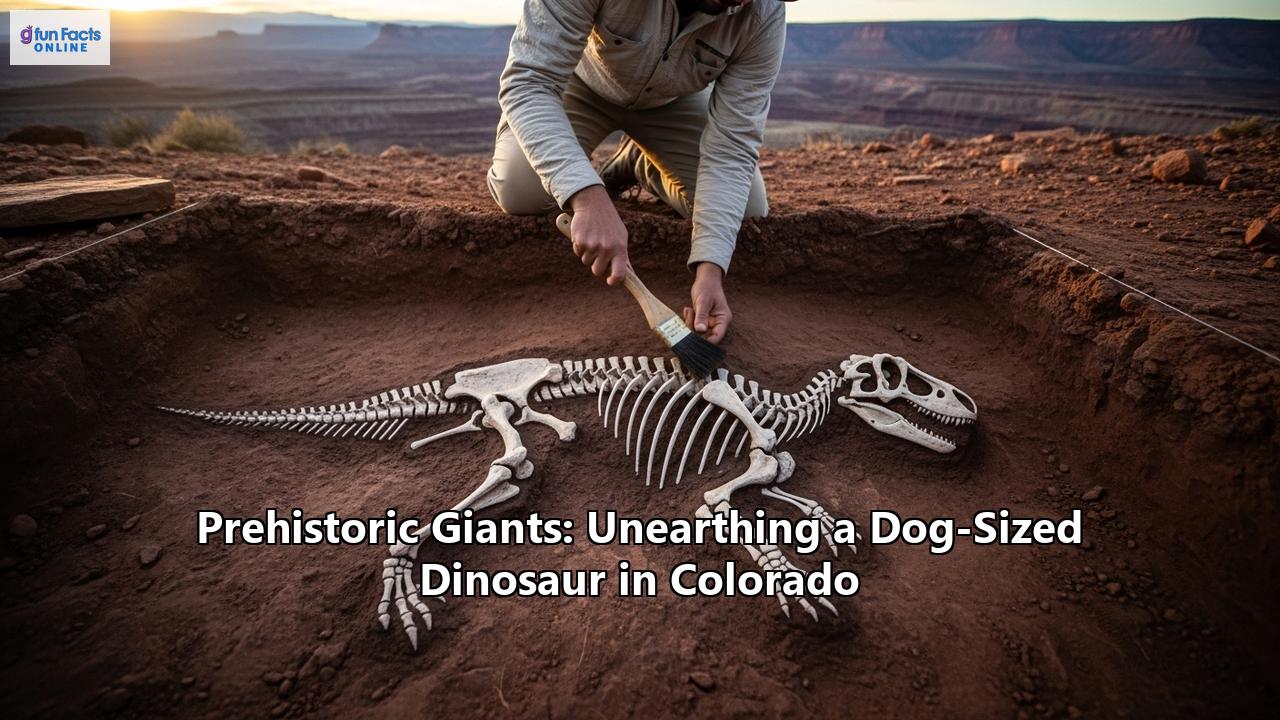 Prehistoric Giants: Unearthing a Dog-Sized Dinosaur in Colorado