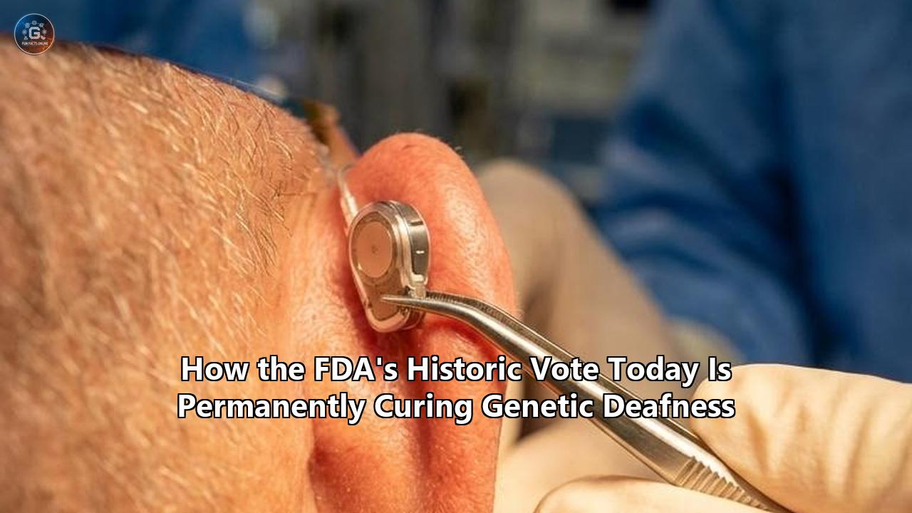 How the FDA's Historic Vote Today Is Permanently Curing Genetic Deafness