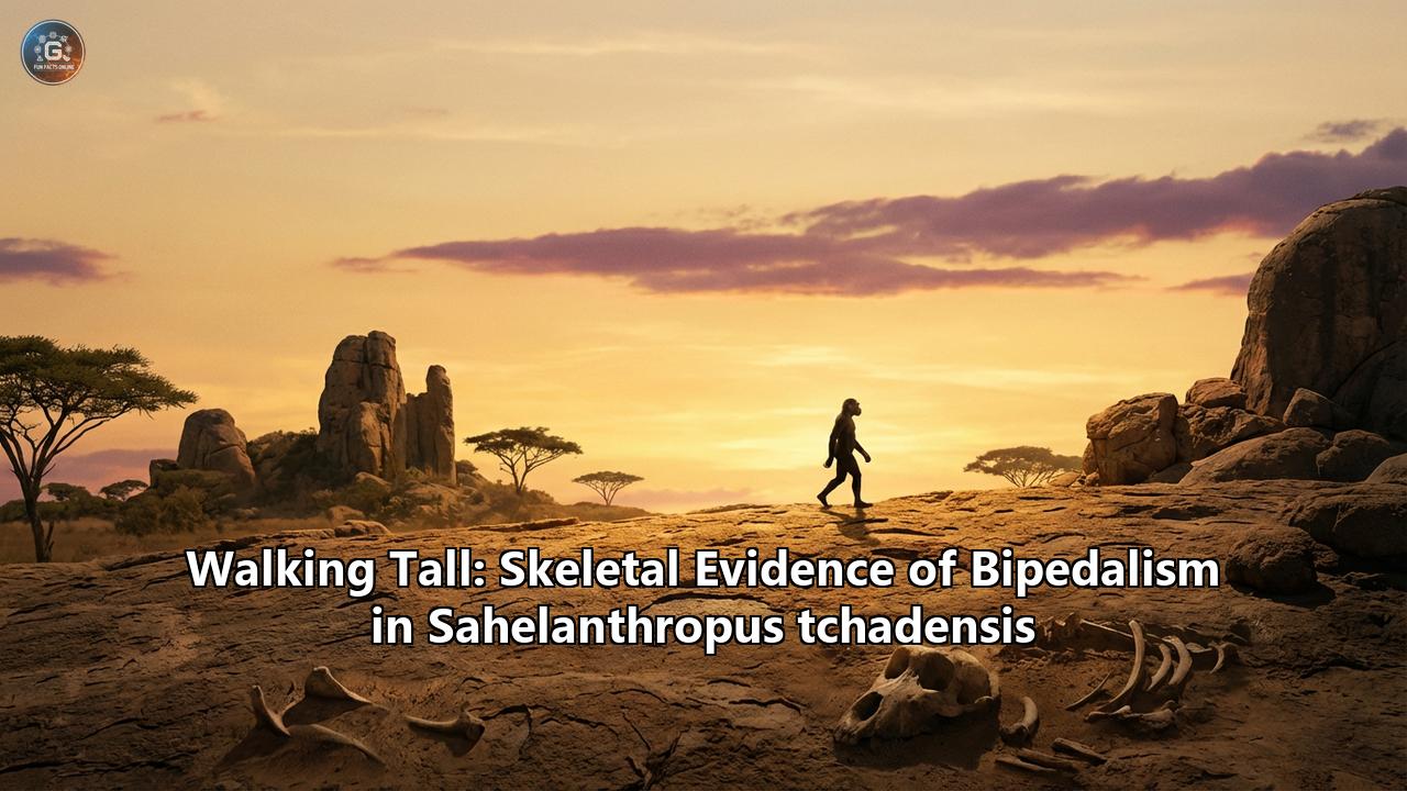 Walking Tall: Skeletal Evidence of Bipedalism in Sahelanthropus tchadensis