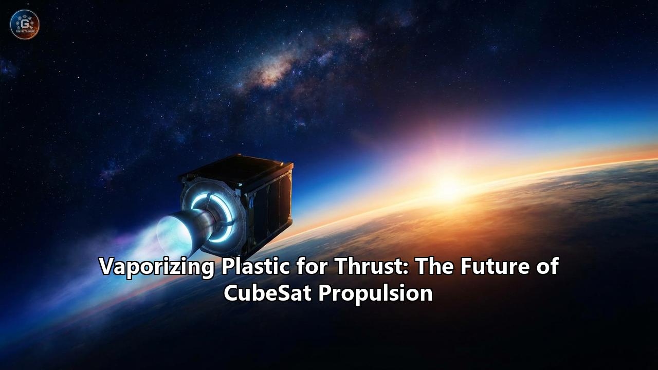 Vaporizing Plastic for Thrust: The Future of CubeSat Propulsion