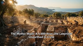 The Mythic Maze: A 4,000-Year-Old Labyrinth Unearthed in Crete