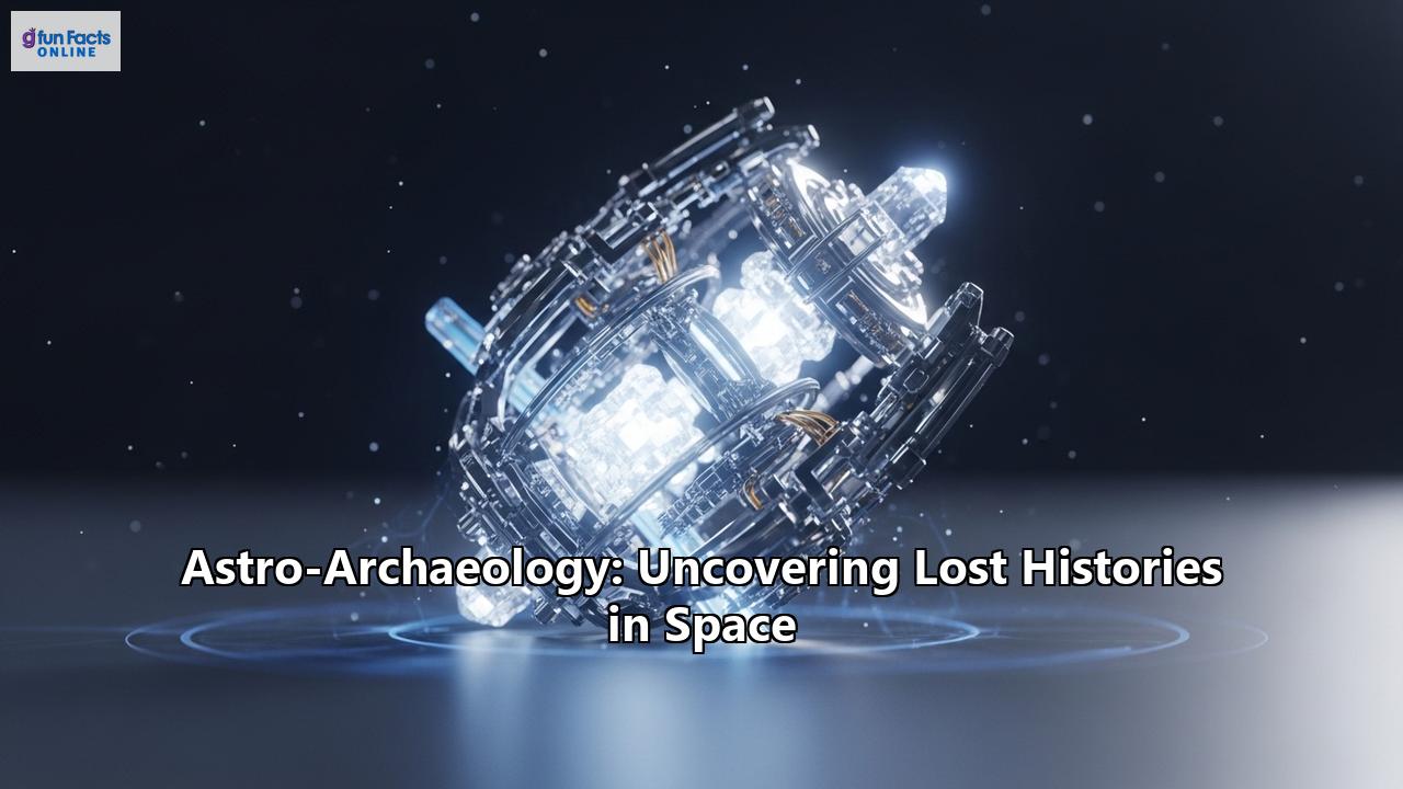 Astro-Archaeology: Uncovering Lost Histories in Space