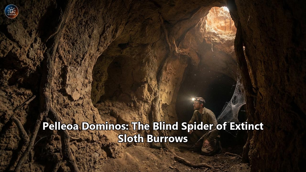 Pelleoa Dominos: The Blind Spider of Extinct Sloth Burrows