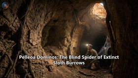 Pelleoa Dominos: The Blind Spider of Extinct Sloth Burrows
