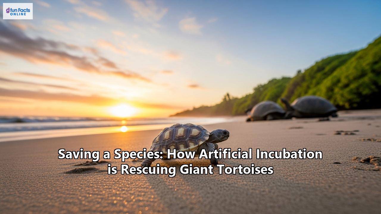 Saving a Species: How Artificial Incubation is Rescuing Giant Tortoises