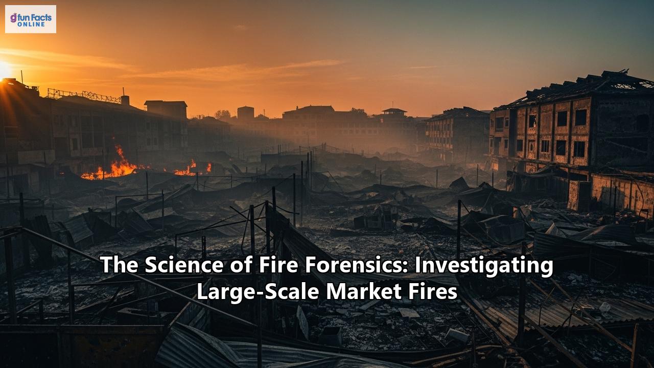 The Science of Fire Forensics: Investigating Large-Scale Market Fires