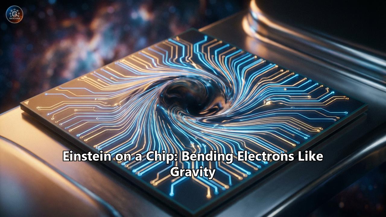 Einstein on a Chip: Bending Electrons Like Gravity