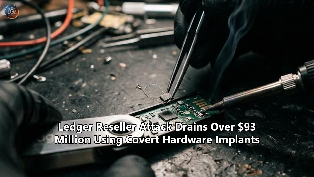 Ledger Reseller Attack Drains Over $93 Million Using Covert Hardware Implants