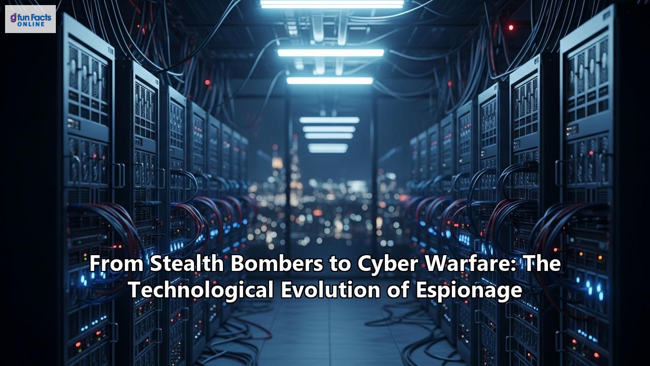 From Stealth Bombers to Cyber Warfare: The Technological Evolution of Espionage