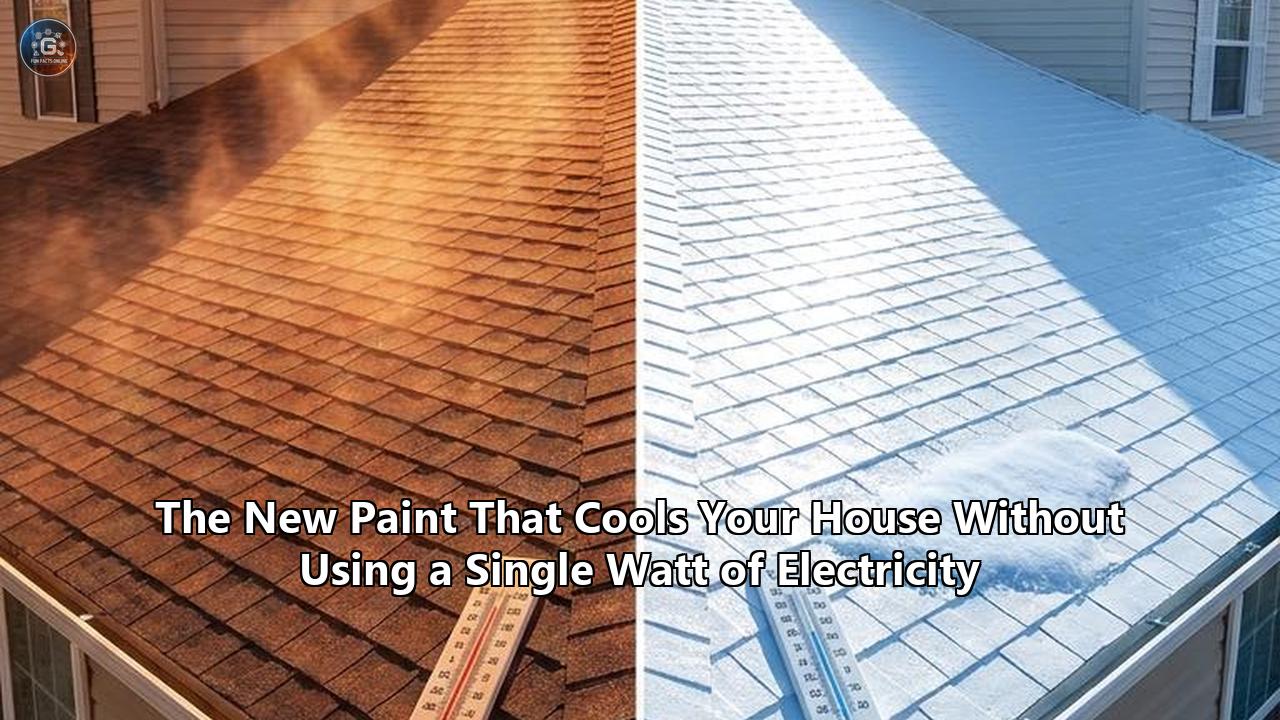 The New Paint That Cools Your House Without Using a Single Watt of Electricity