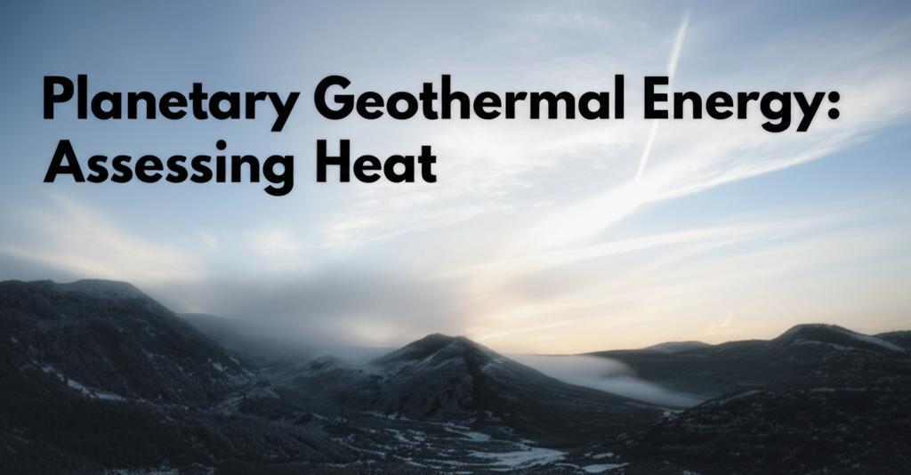 Planetary Geothermal Energy: Assessing Heat