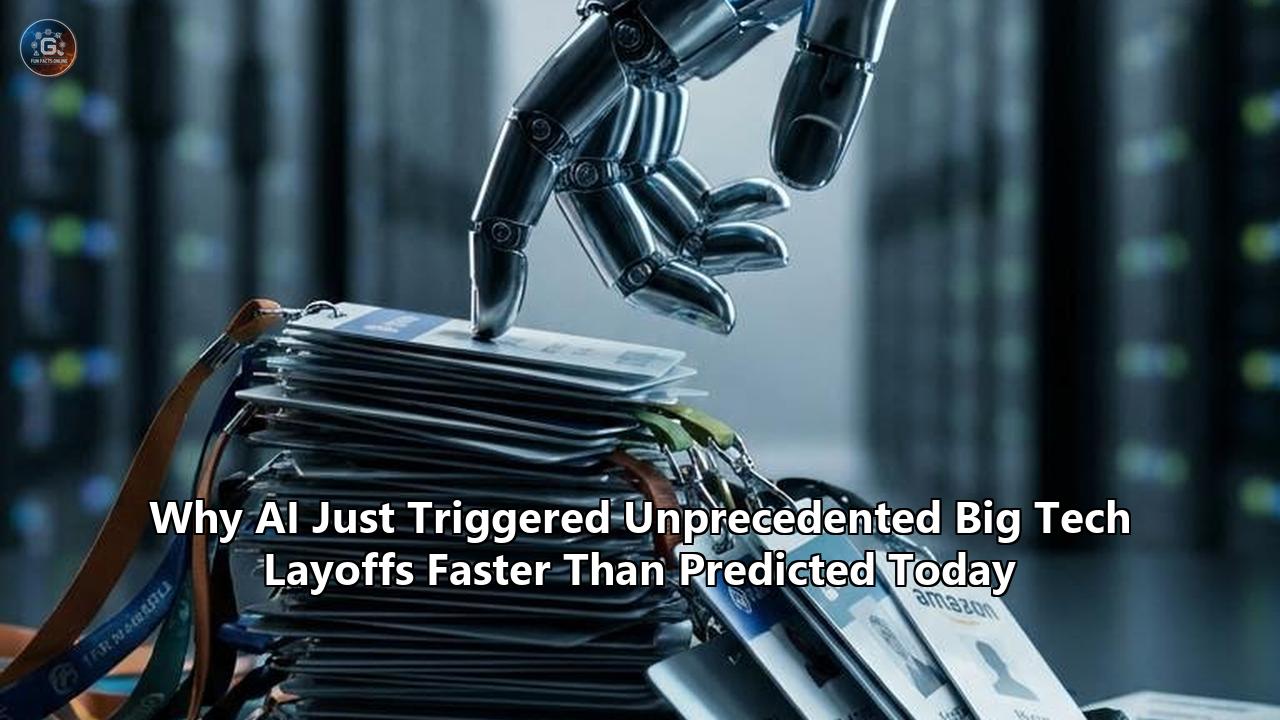 Why AI Just Triggered Unprecedented Big Tech Layoffs Faster Than Predicted Today