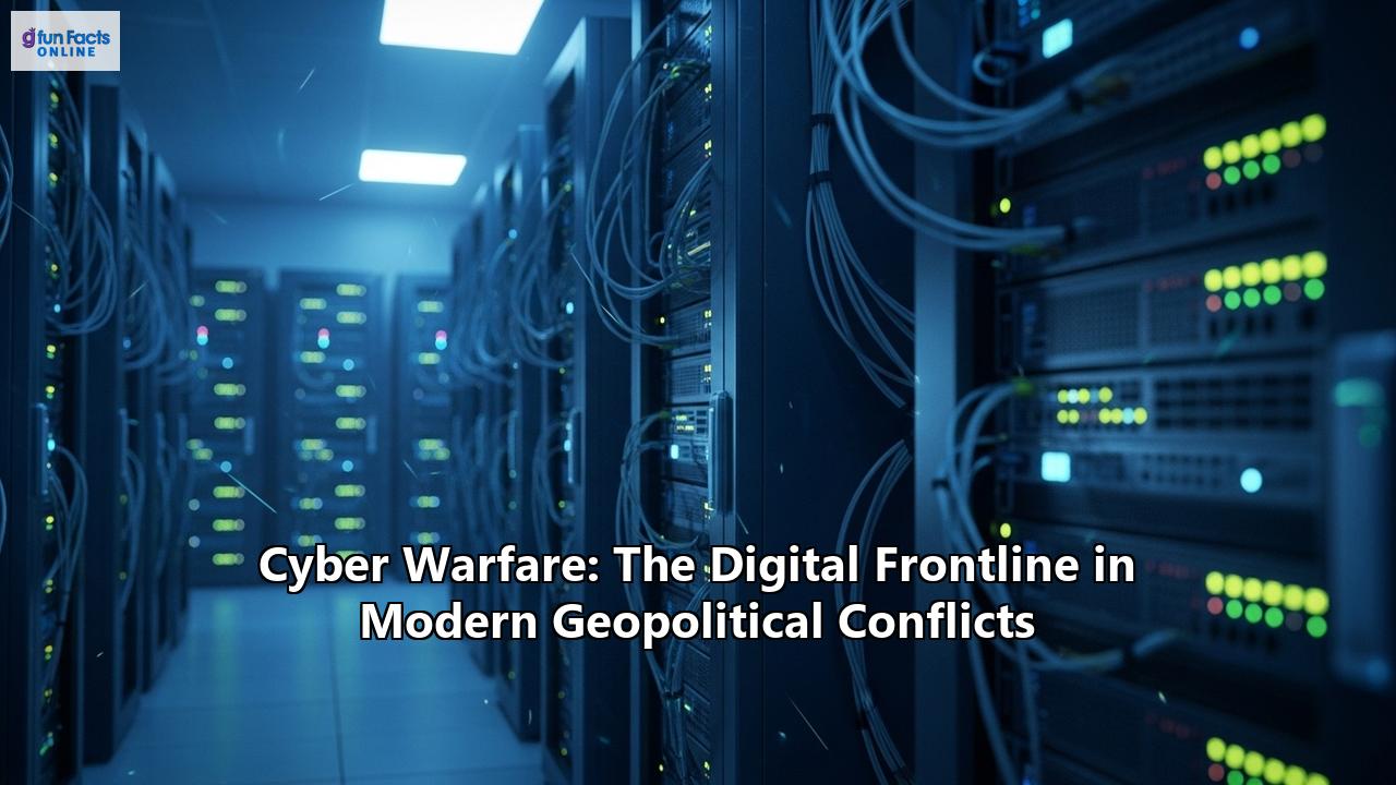 Cyber Warfare: The Digital Frontline in Modern Geopolitical Conflicts