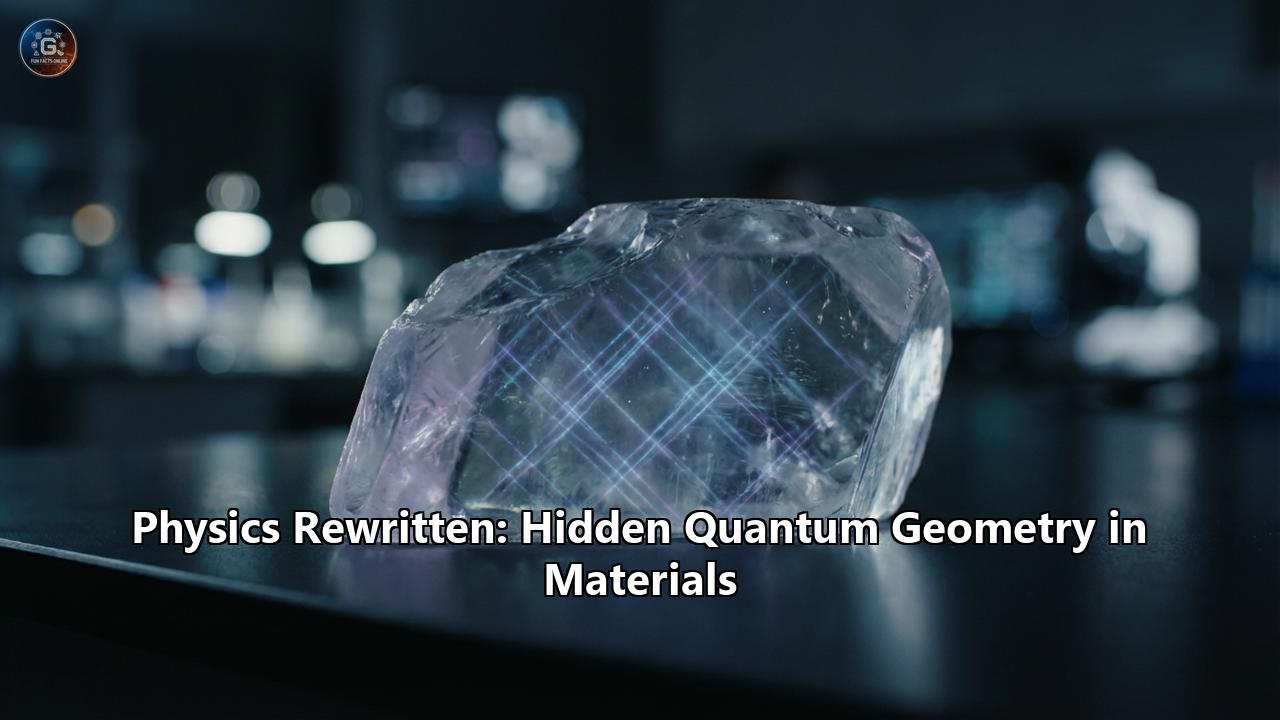 Physics Rewritten: Hidden Quantum Geometry in Materials
