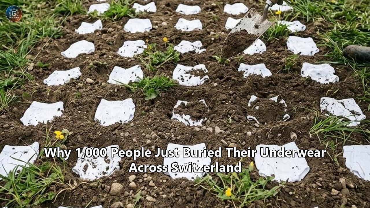 Why 1,000 People Just Buried Their Underwear Across Switzerland