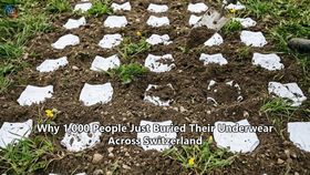 Why 1,000 People Just Buried Their Underwear Across Switzerland