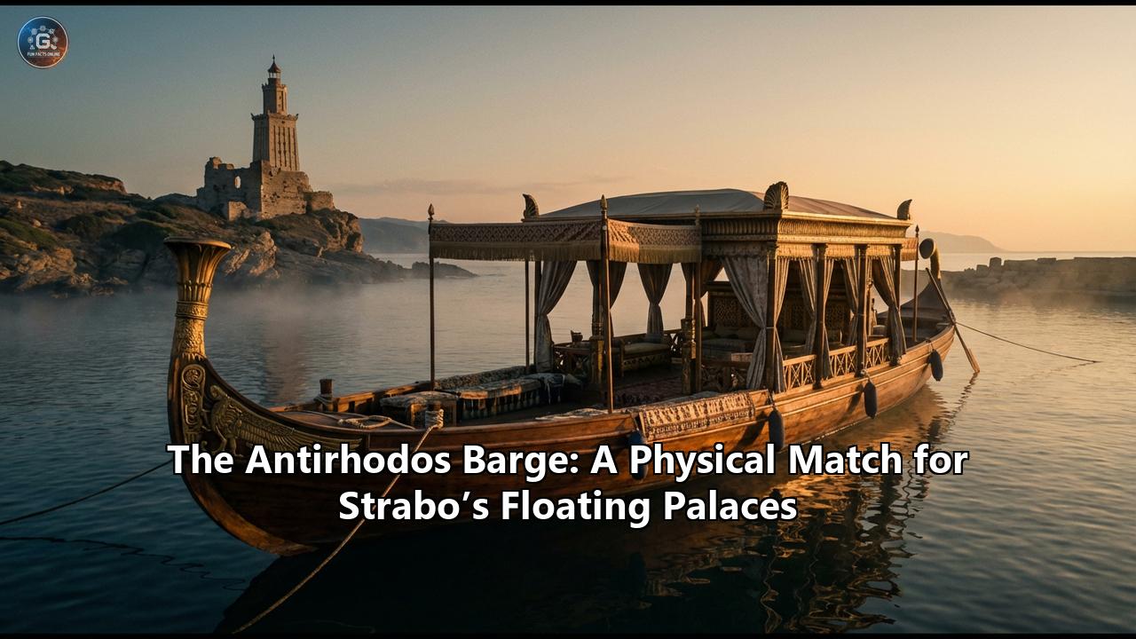 The Antirhodos Barge: A Physical Match for Strabo’s Floating Palaces